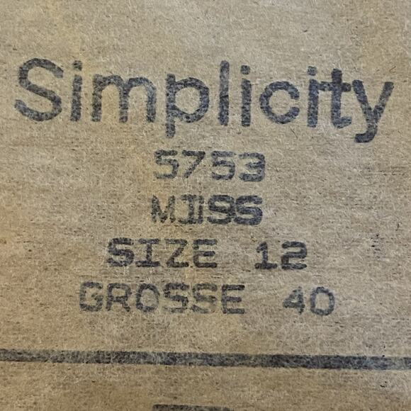 Simplicity 5733 Pattern Pant Skirt Top Cummerbund Miss 12 Uncut Vintage Knit - Picture 6 of 7